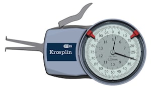Нутромеры (кронциркули) для измерения внутренних канавок от 2,5 до 60 мм   
