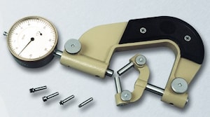 Прибор для контроля среднего диаметра метрической, дюймовой и трубной резьб  