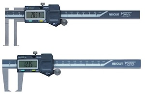 Цифровой штангенциркуль Vogel для внутренних или внешних канавок (20 1082)  