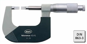 Микрометр Micromar 40 AS с ножевидными поверхностями (0 - 100 мм)  